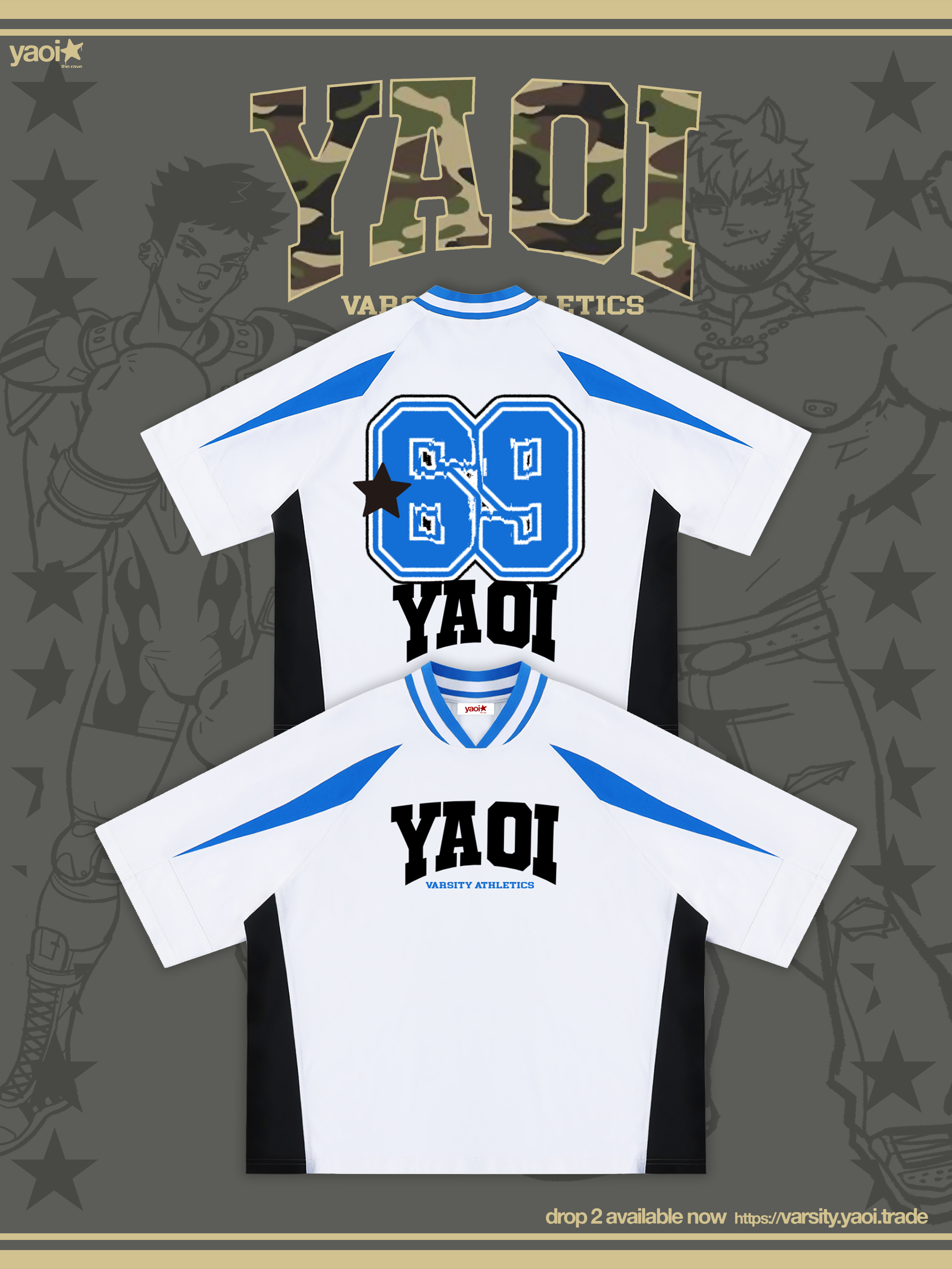 YAOI Varsity Star Player Jersey