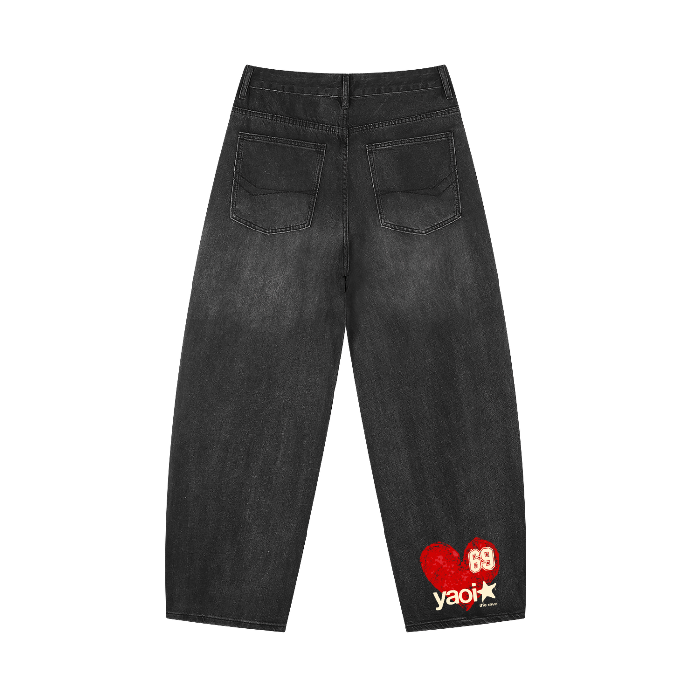 I ♥ YAOI Tatted Jeans