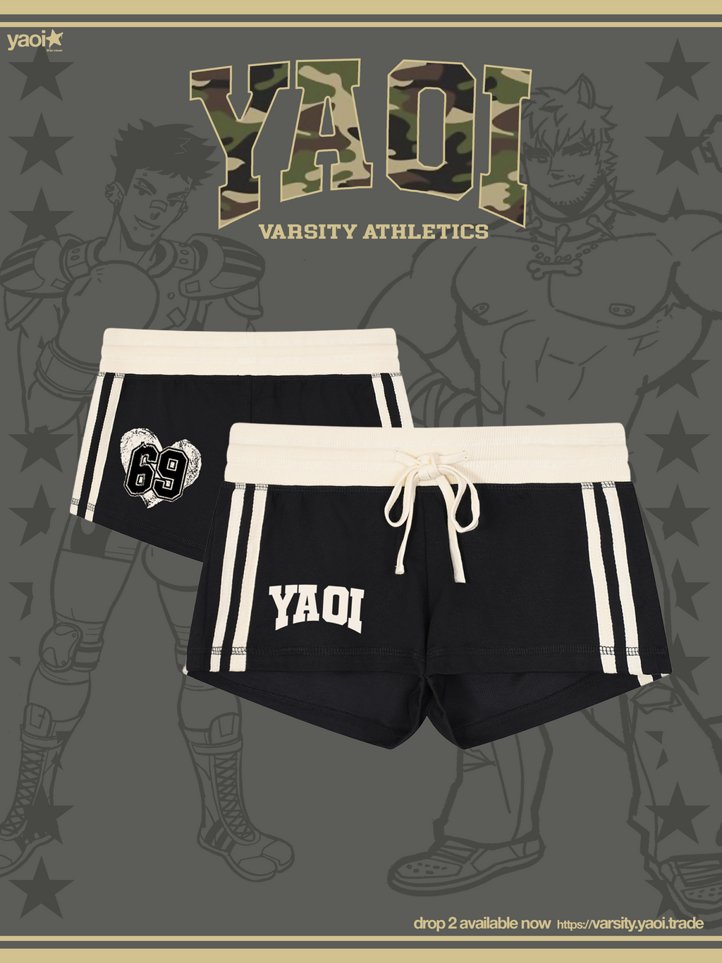 YAOI Varsity Track Star Mini Shorts