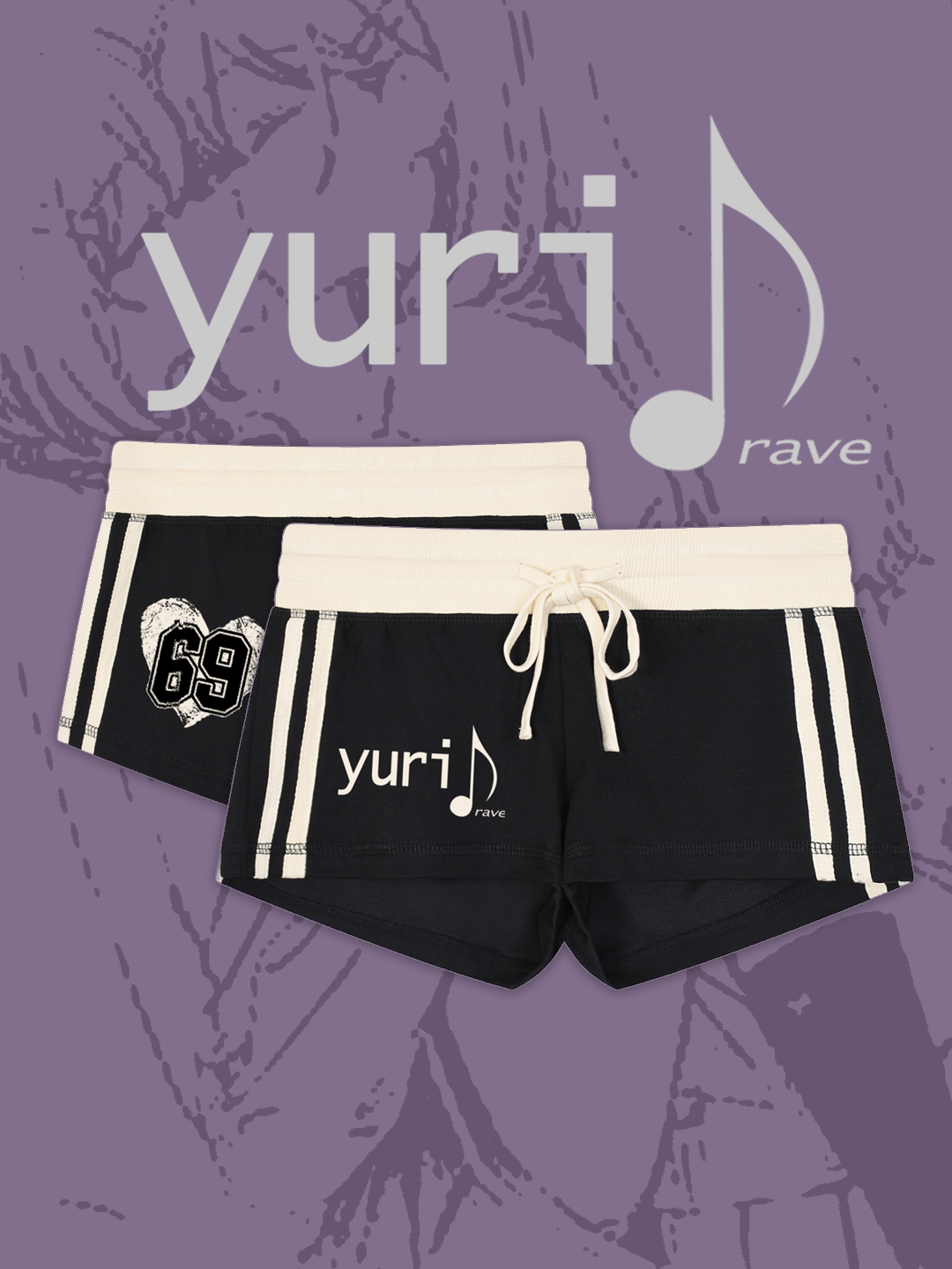YURI Track Star Mini Shorts