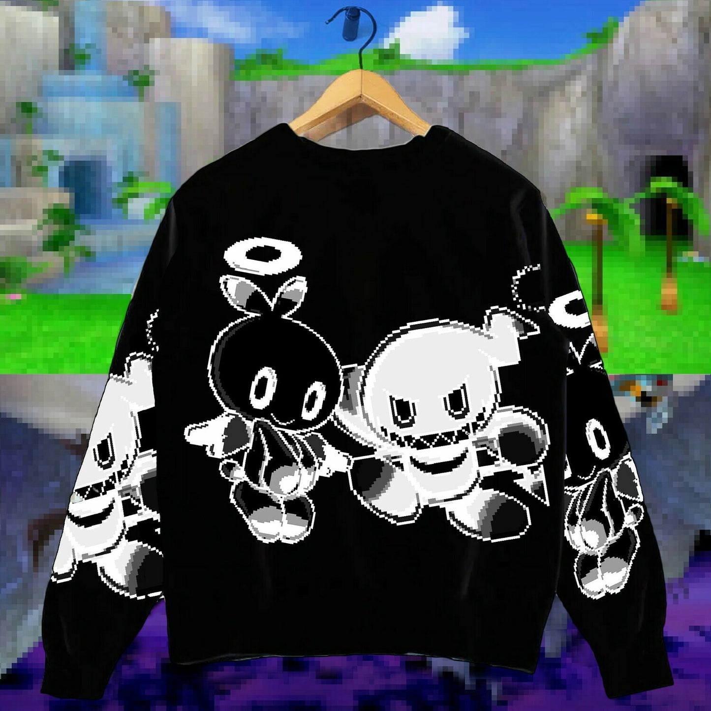 CHAO GARDEN SWEATSHIRT | BLACK
