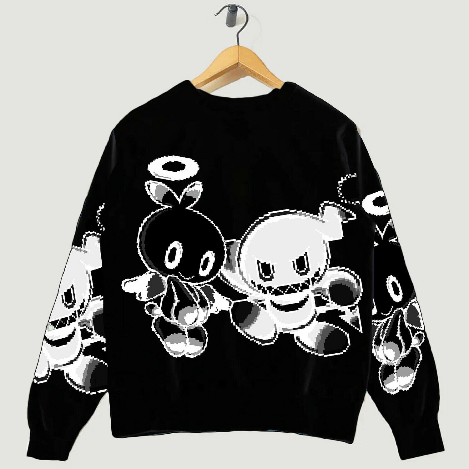CHAO GARDEN SWEATSHIRT BLACK capsoul
